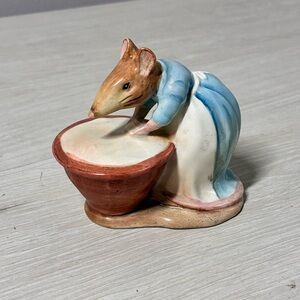 Beatrix Potter Anna Maria 1963 Mouse Beswick England Vtg Figurine Warne